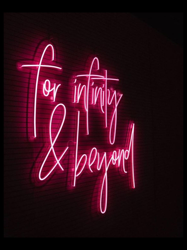 Lighting Decor And Beyond - Letrero de neón para infinito y