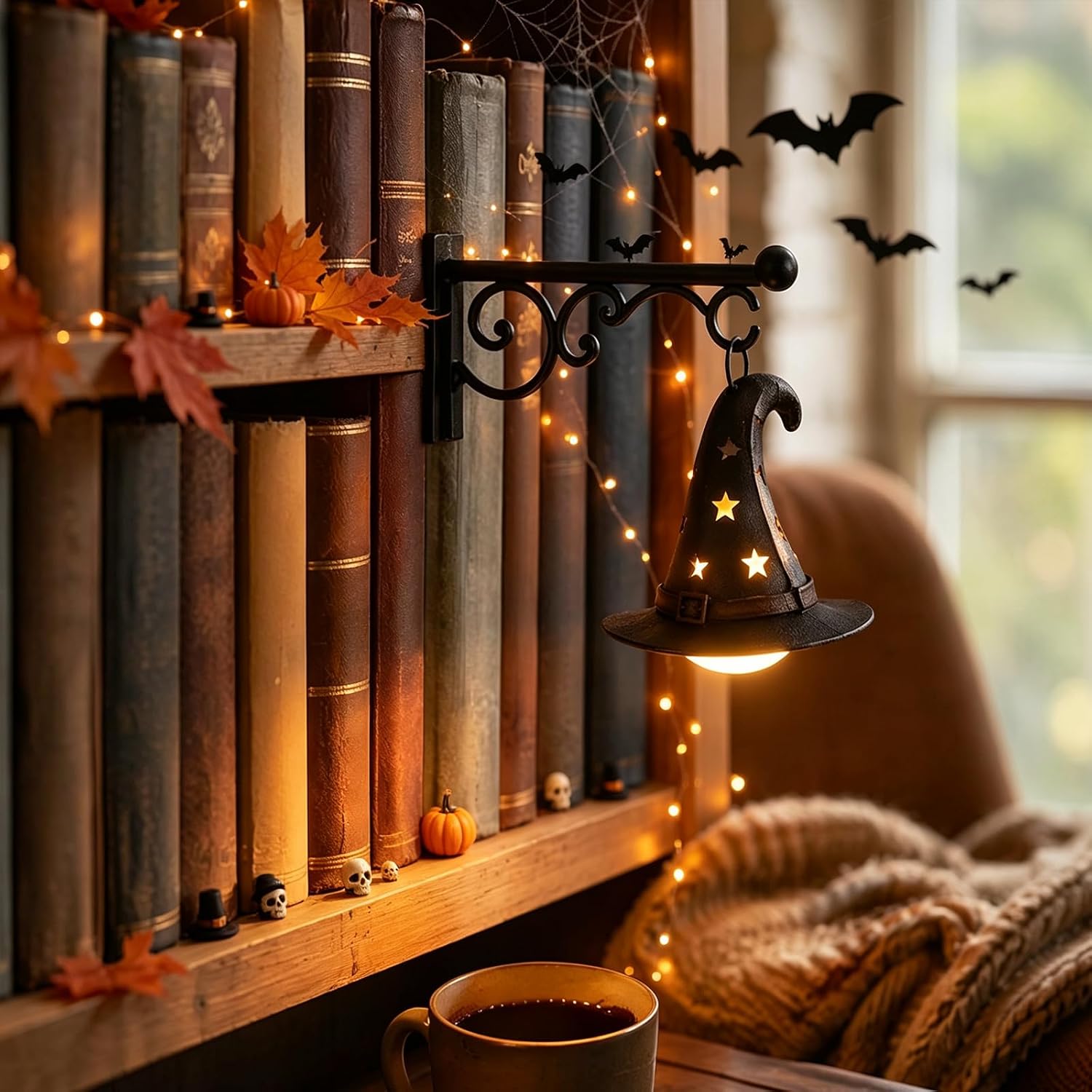 Lighting Decoration For Home - Lámpara de estantería, linterna de biblioteca,