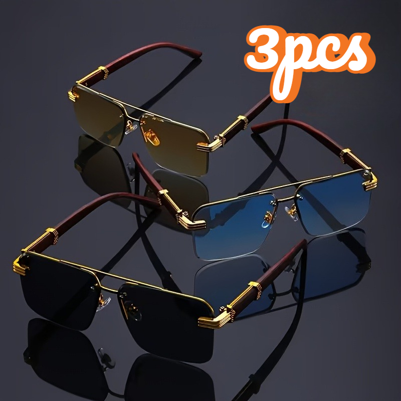 Paquete de 3 gafas vintage sin - Lighting Decor Woodbridge reseña y precio