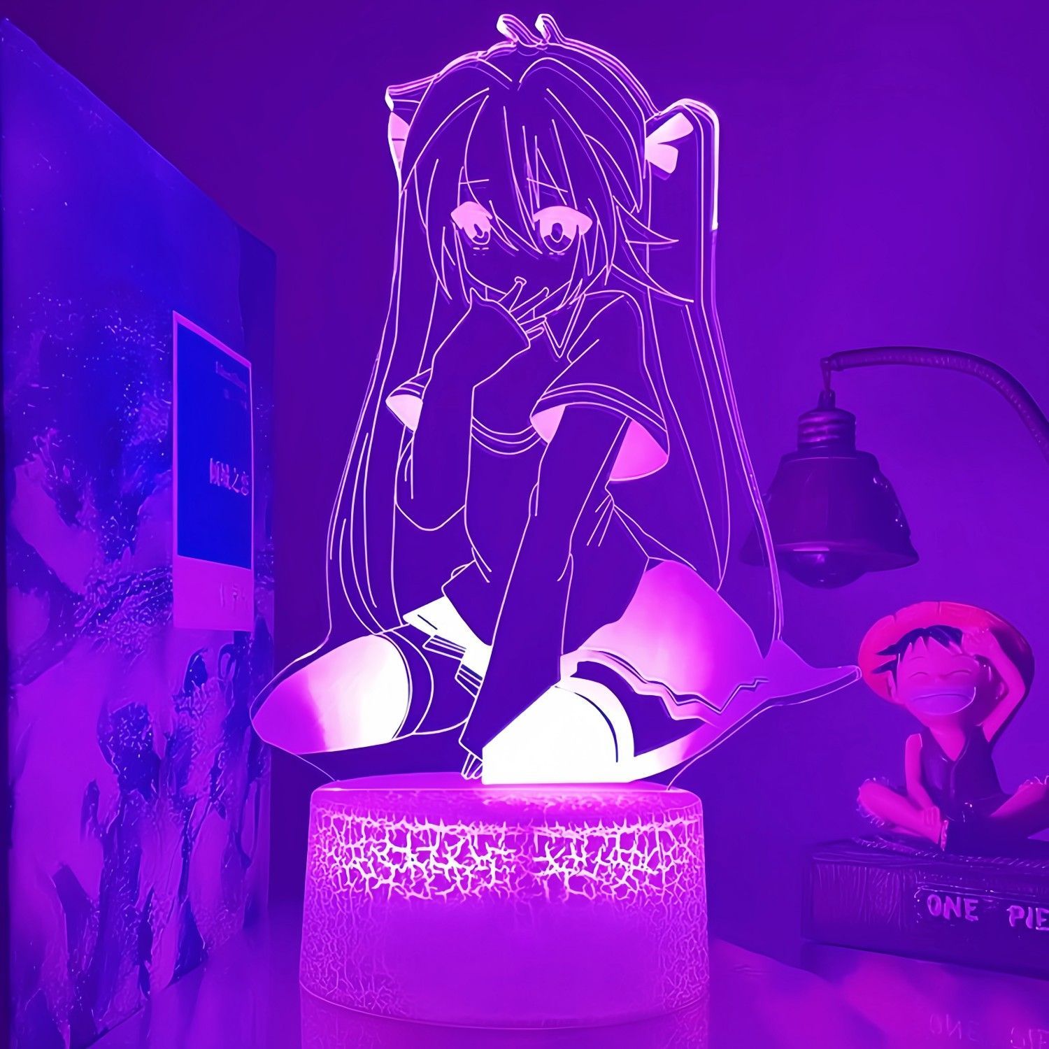 Figura de Hatsune Miku con Luz - Lighting Decoration Ideas reseña y precio