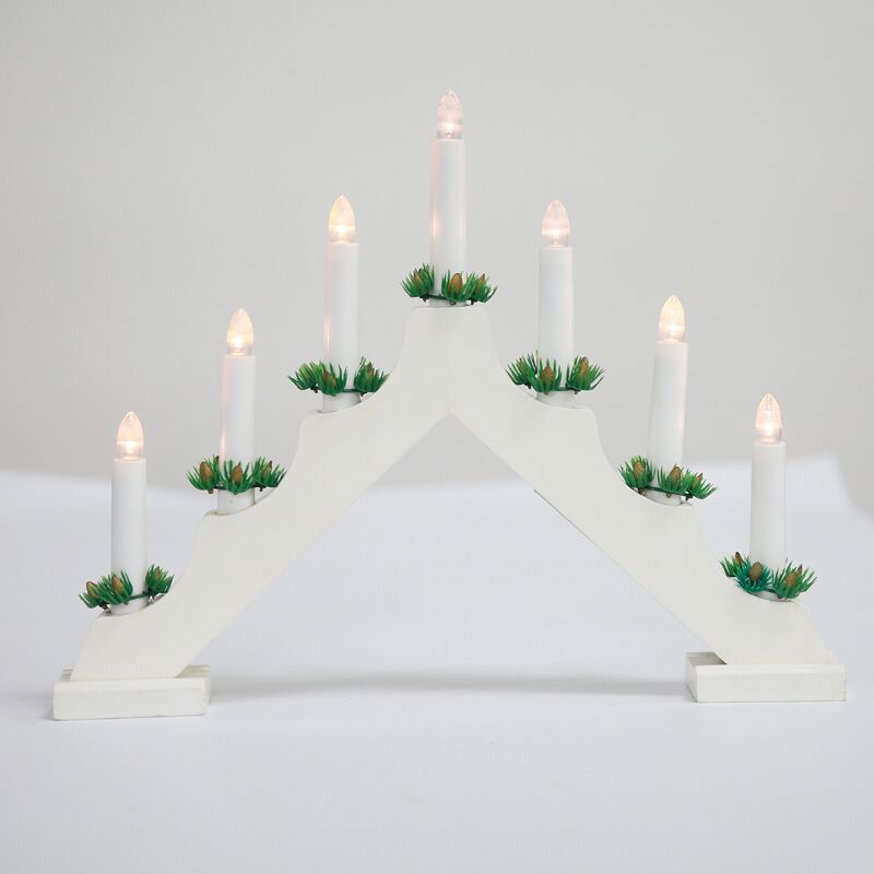 Vela de madera navideña, luz d - Lighting Decor Woodbridge reseña y precio