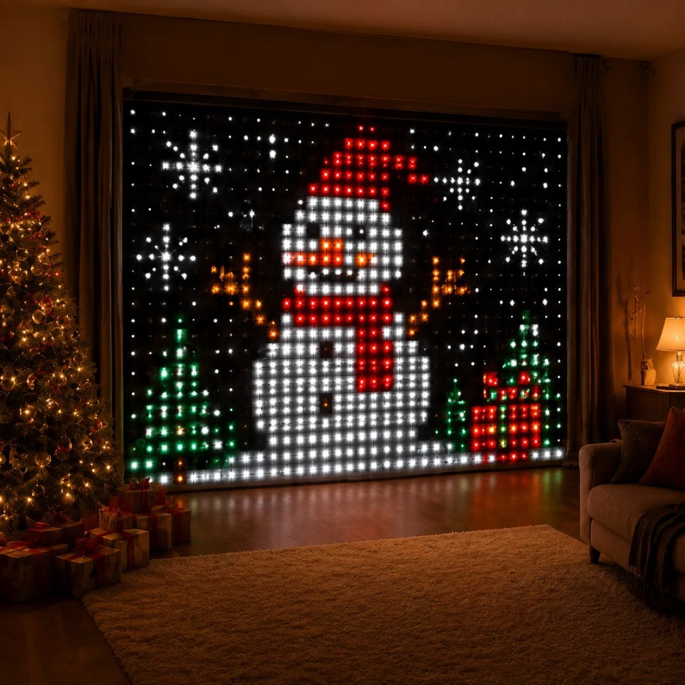 Luces LED de cortina de píxele - Lighting Decoration For Home reseña y precio