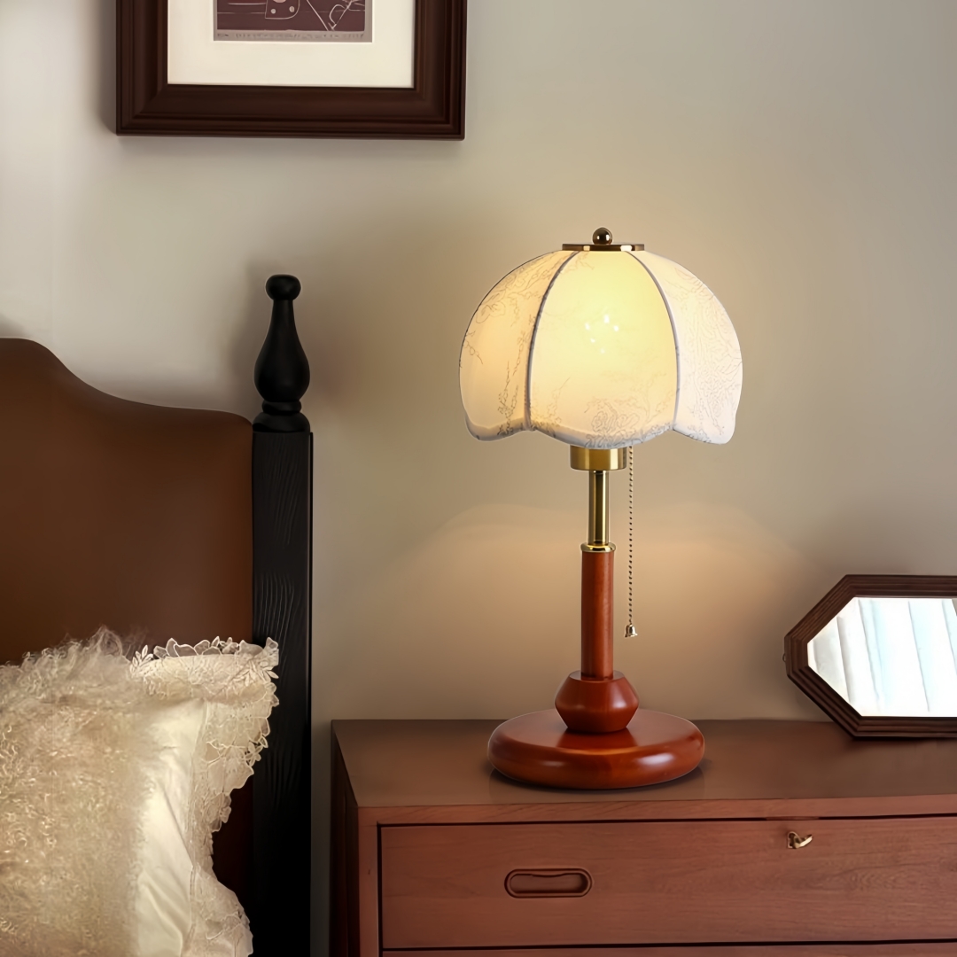 Lámpara de Mesa Vintage con Fo - Lighting Decoration For Home reseña y precio