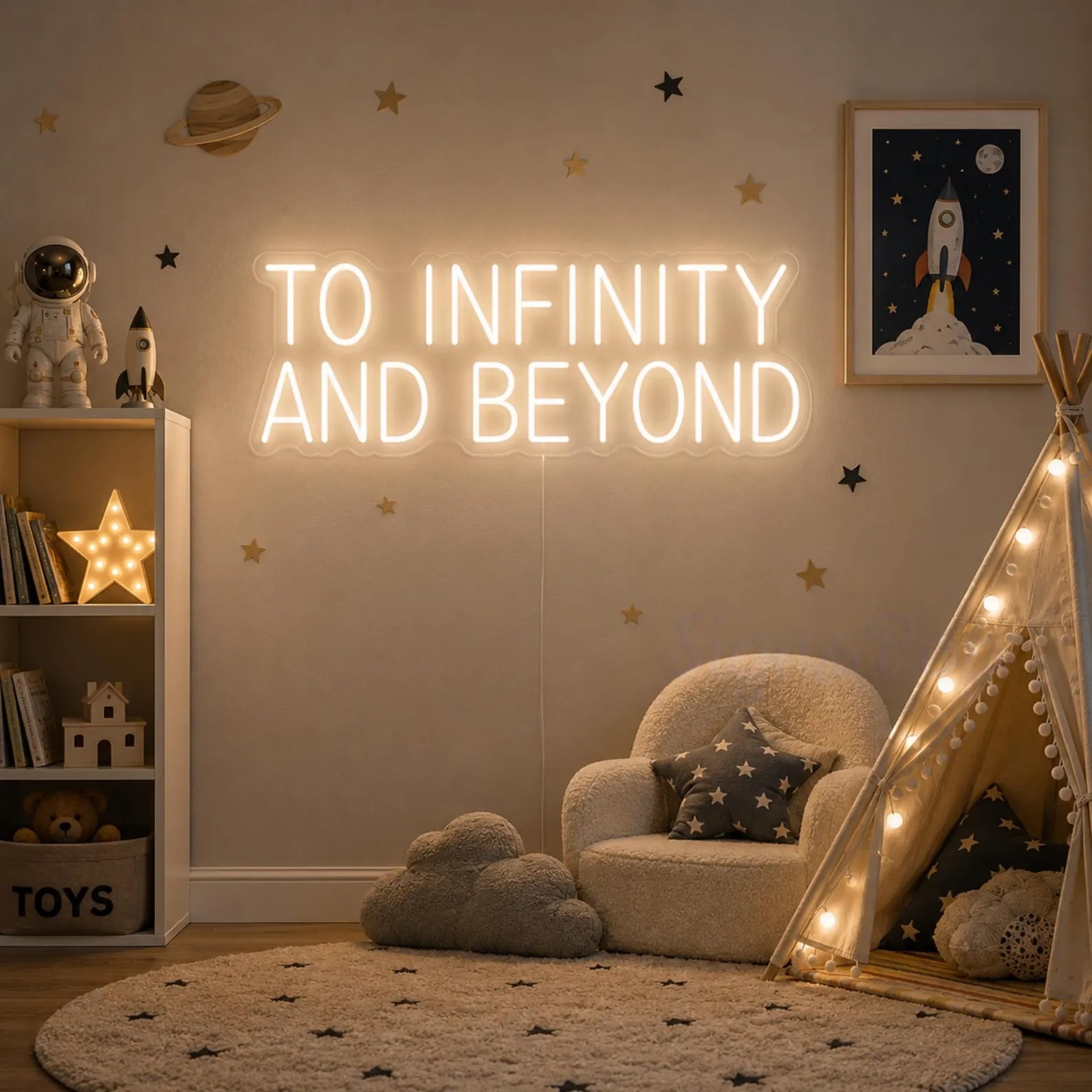 Letrero de neón con el mensaje - Lighting Decor And Beyond reseña y precio