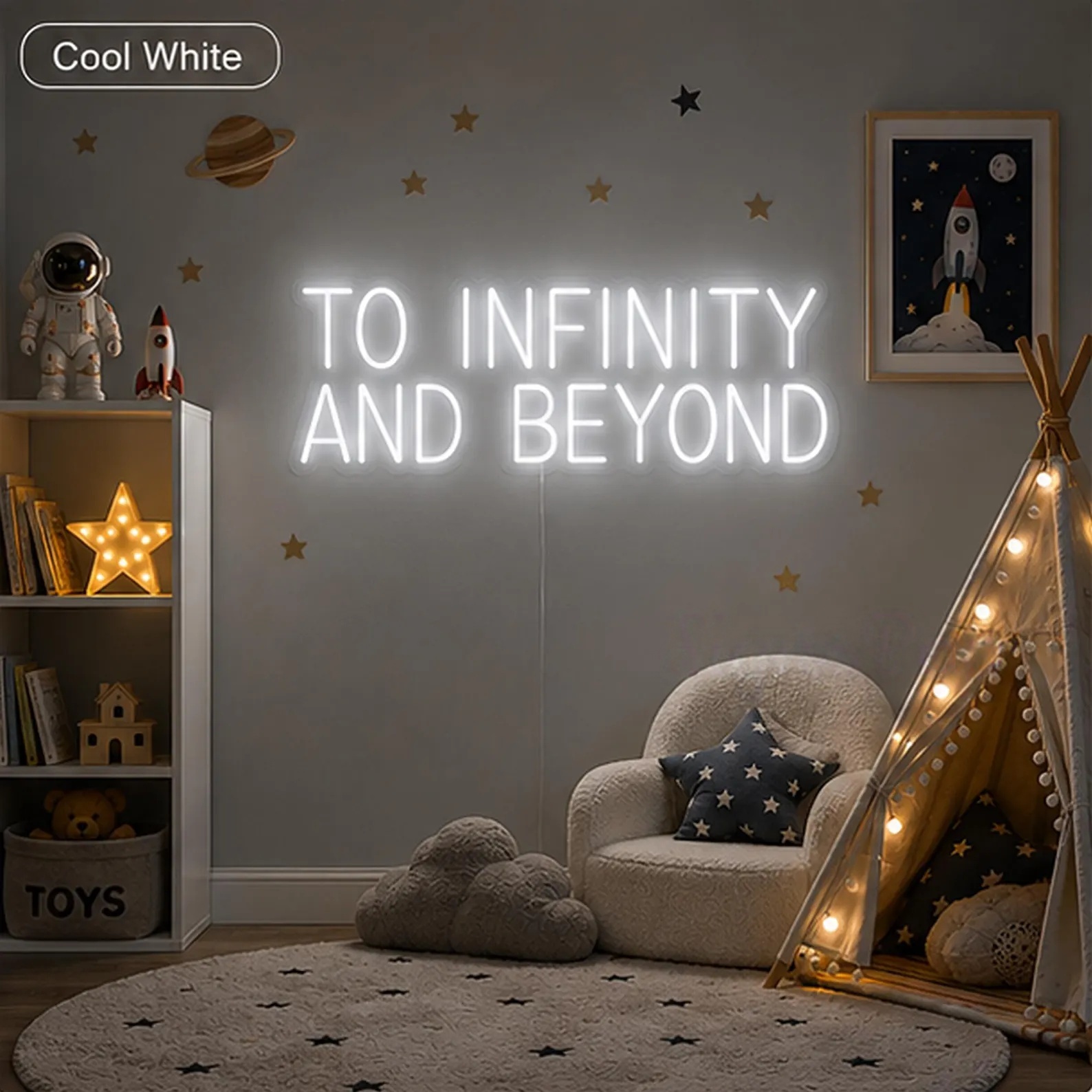 Letrero de neón con el mensaje - Lighting Decor And Beyond reseña y precio