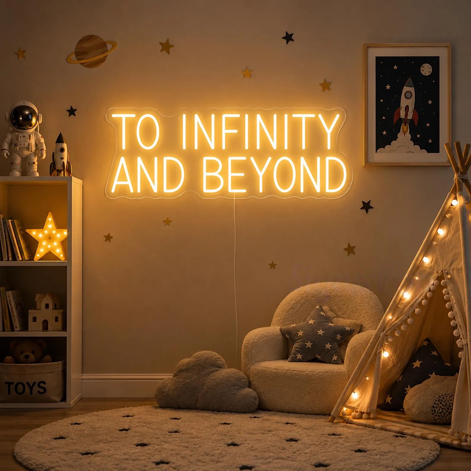 Letrero de neón con el mensaje - Lighting Decor And Beyond reseña y precio
