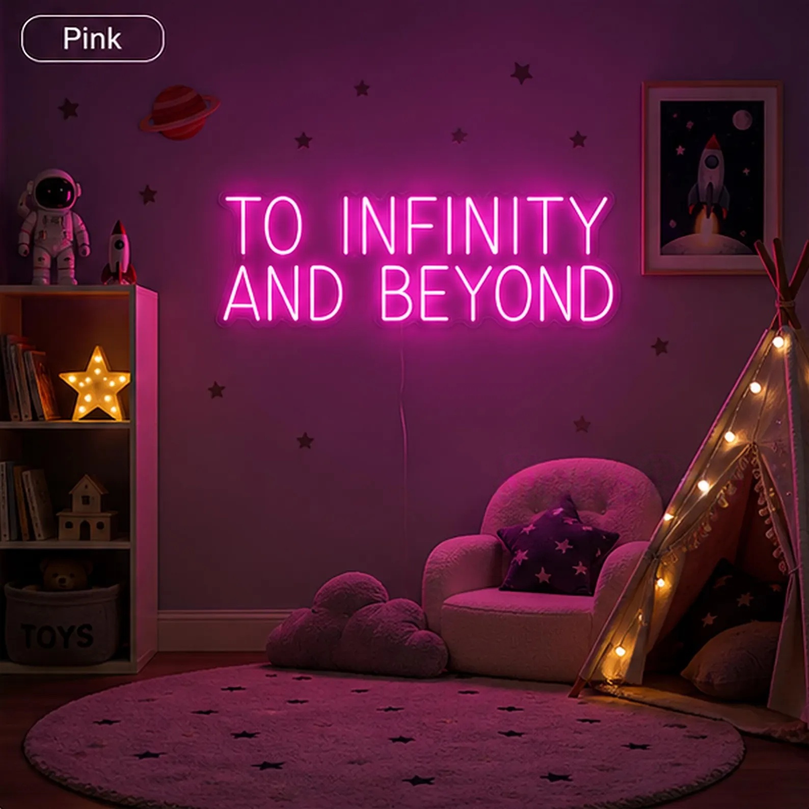 Letrero de neón con el mensaje - Lighting Decor And Beyond reseña y precio