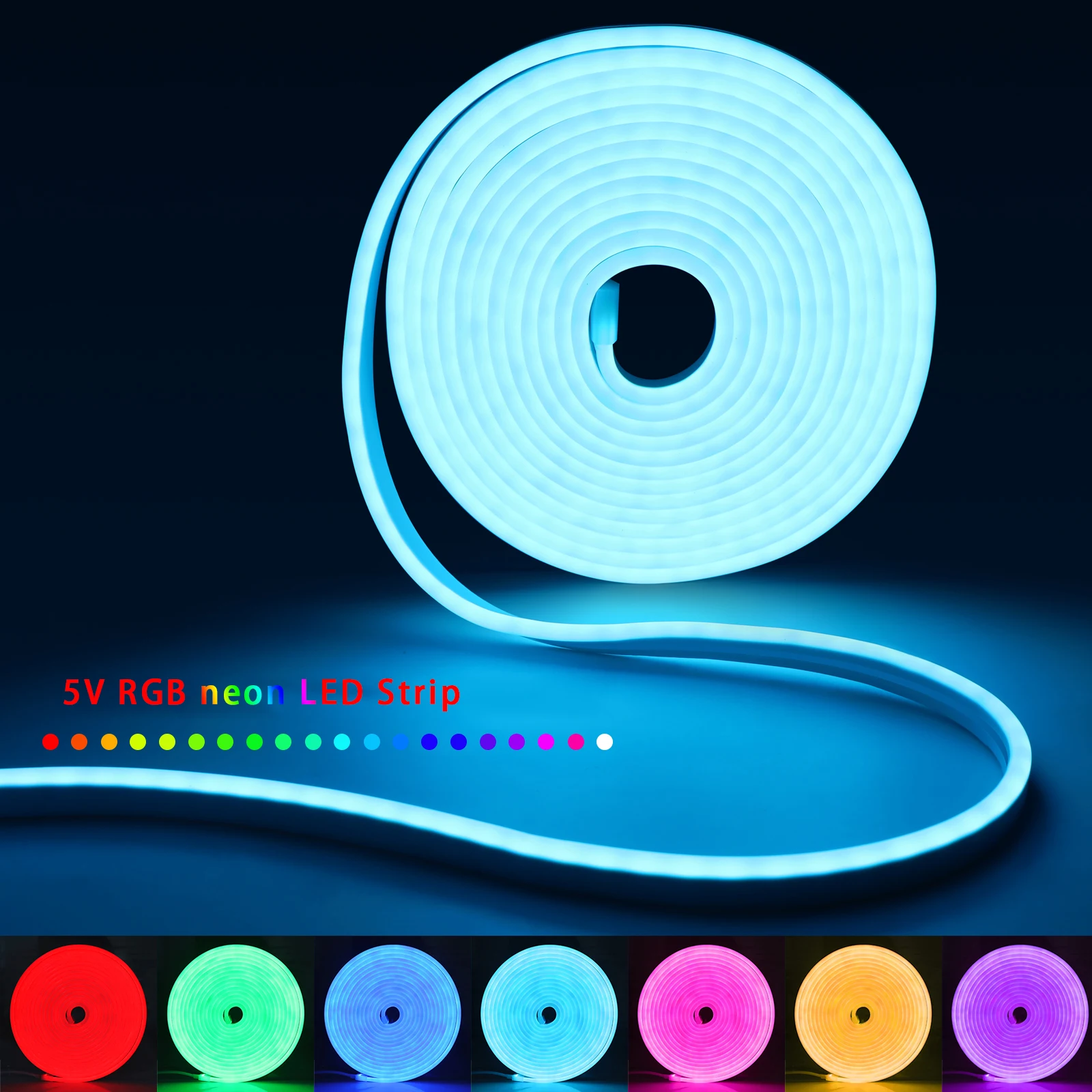 Tira de luces LED de neón RGB  - Lighting Decoration Ideas reseña y precio