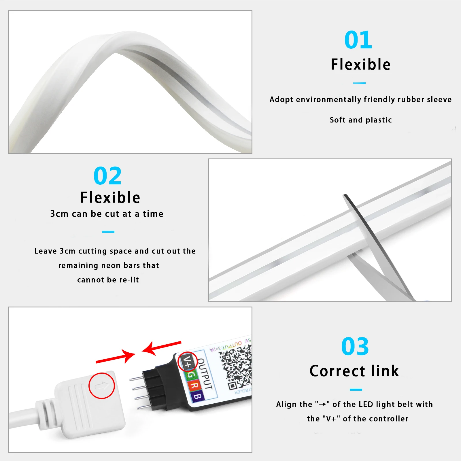 Tira de luces LED de neón RGB  - Lighting Decoration Ideas reseña y precio